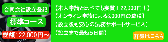 合同会社設立標準コース